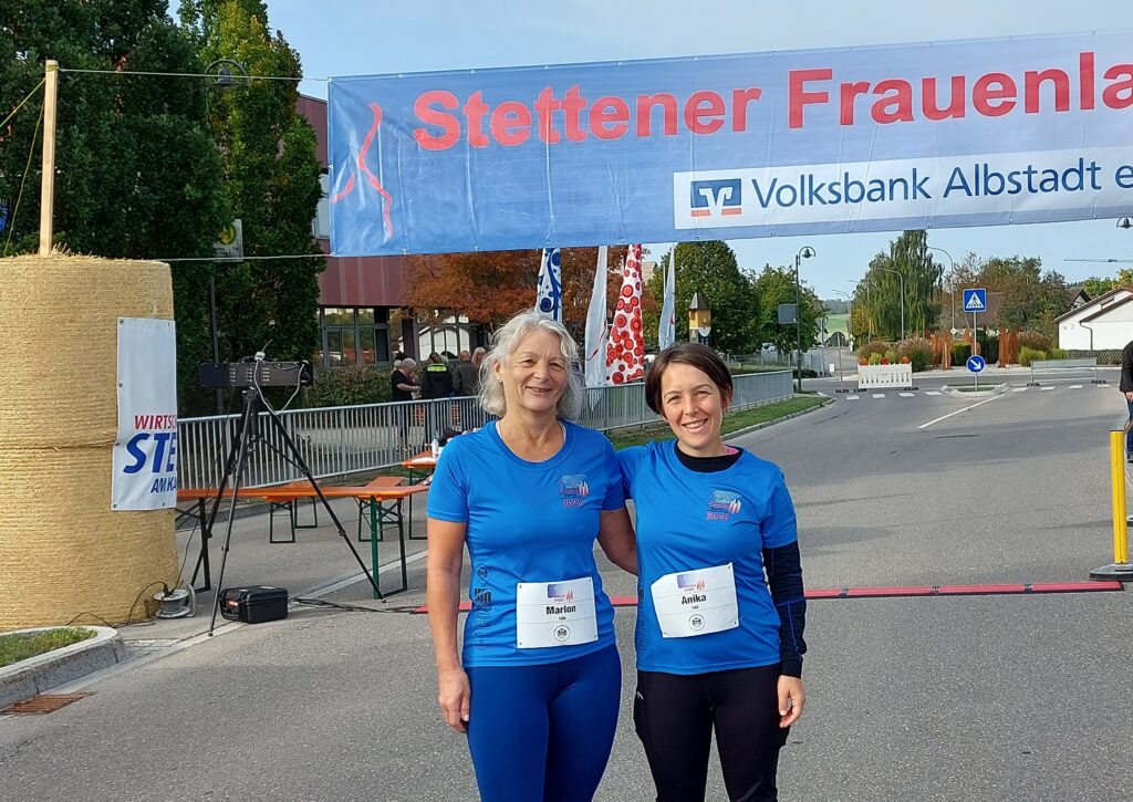 Erfolgreiche Läuferinnen beim Frauenlauf in Stetten a.k.M